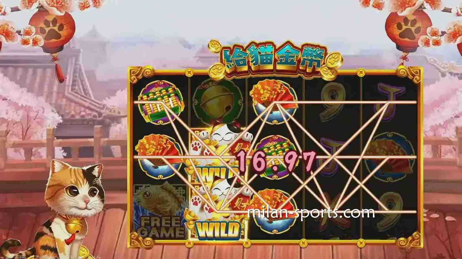 《给猫金币》游戏充满卡通风格与日系元素，在飞速体育极易上手